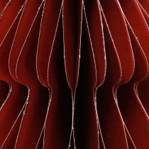 položky Papierový vianočný stromček Bordeaux vianočný prívesok V20cm