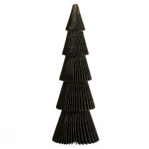 položky Papierový vianočný stromček Papierový vianočný stromček Čierna V60cm