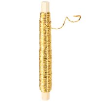 položky Papierová šnúra omotaná drôtom Ø0,8mm 22m zlato