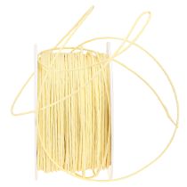 položky Papierová šnúra ovinutá drôtom Ø2mm 100m šampanská