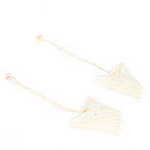 položky Vianočné ozdoby z papierových hviezd, biele, 10 cm, sada 8 kusov