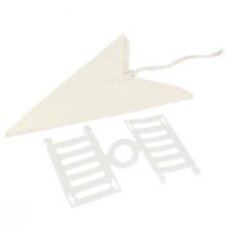 položky Vianočná dekorácia z bieleho papiera, 60 cm, sada 2 kusov, svietiaca hviezda