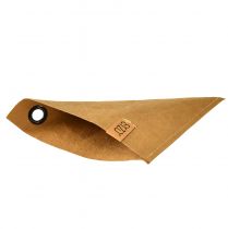 položky Papierová taška na kvety kvetinová taška kožený vzhľad 10x20cm