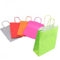 položky Papierová taška darčeková taška papierová farebná 18×22×8cm 30p