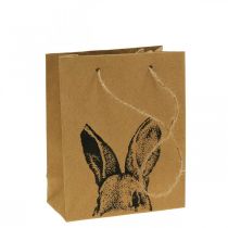 položky Darčeková taška Veľkonočná papierová taška zajačik hnedá 12×6×15cm 8 kusov