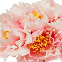 položky Paeonia pivonka umelý kvet Pivonka ružová Ø6cm 28cm 7ks