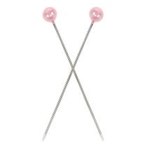 položky Ihlice s perlovou hlavou ružové Ø4mm 4cm 150 ks