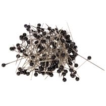 Článok Kvetinské špendlíky s čiernymi perleťovými hlavičkami, Ø4mm, 40mm, 150 kusov