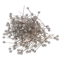 Článok Kvetinárske a dekoračné špendlíky s perleťovou hlavičkou, strieborné, Ø4mm, 40mm, 150 kusov