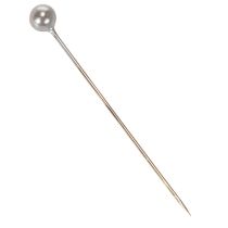 Článok Kvetinárske a dekoračné špendlíky s perleťovou hlavičkou, strieborné, Ø4mm, 40mm, 150 kusov