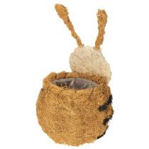položky Kvetináč v tvare včely ako dekoratívny kvetináč pre hravý interiérový dizajn, jar a leto, 24 cm, 2 kusy