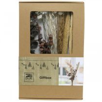 položky Dekoratívna kytica zo sušených kvetov, zmes ružových kvetov, DIY sada, kreatívna dekorácia na stôl, výška 30-35 cm