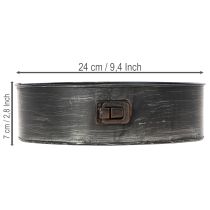 položky Kvetináč, dekoratívna forma na pečenie, odnímateľná forma na sadenie, kovová dekorácia Ø24cm V7,5cm