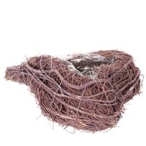 položky Dekoratívne srdce z vetvičiek s fóliou na výsadbu, 20 cm, 2 kusy