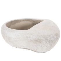 položky Kvetináč v tvare srdca, liaty kameň, dekoratívny kvetináč, 17 cm