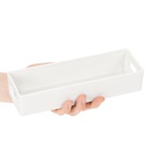 položky Obdĺžnikový podnos s úchytkami na odkladanie a dekoráciu stola, 32 cm