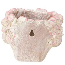 položky Kvetináč s hlavou na zavesenie na betónový vzhľad ružový V13cm