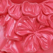 položky Plant Head Polyresin Bust Planter Pink 13,5×13×14cm