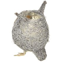 položky Kôš na rastliny sova vinič biely Ø14cm