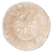 položky Prútený kôš na dekoráciu pre všestranný interiérový dizajn, 20 cm, 8 kusov