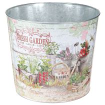 položky Kvetináč kvetináč okrúhly kovový Fresh Garden H21cm