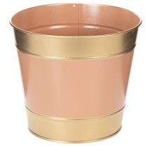 položky Kovový kvetináč/kvetináč, Ø17 cm V14,5 cm, 4 kusy
