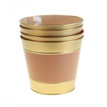 položky Kvetináč kvetináč kovový Ø17cm V14,5cm 4ks