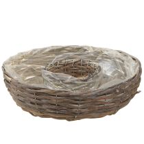 položky Drevené ratanové krúžky na rastliny, prírodná síva, Ø40/45 cm, sada 2 kusov.