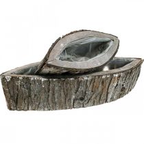 položky Miska na rastliny truhlík na rastliny drevo Jardiniere 46/31,5 cm sada 2 ks