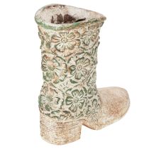 položky Kvetináč kovbojské čižmy topánka na rastliny vintage kvetinový vzor 24 cm