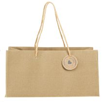 položky Vrecia na rastliny papierové prírodné vrúbkované 24x12x12cm 8 ks