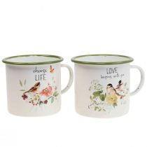 položky Pohár na rastliny Smaltovaný pohár na pestovanie s nápisom Ø11cm