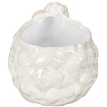 položky Keramický kvetináč v tvare ovečky, dekoratívna miska na rastliny do záhrady a domu, 2 kusy