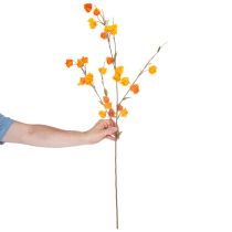 položky Umelá rastlina čínskeho lampióna, vetvička Physalis s kvetmi, 95 cm