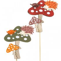 položky Kvetinová zátka muchotrávka deko ježko jesenná dekorácia 8cm 12ks