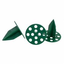 položky OASIS® Plastový svietnik Pini Extra zelený Ø4,7cm 50 kusov