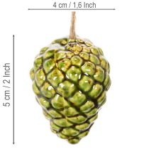 položky Prívesky z borovicových šišiek ako jesenná dekorácia na zavesenie, 5 cm, 3 kusy