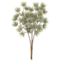 položky Umelý jedľový konár, veľký borovicový konár na zimnú dekoráciu, 55 cm, 3 kusy