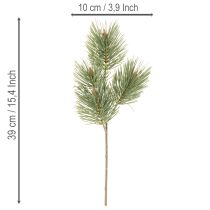 položky Dekoratívny zväzok z umelých borovicových vetvičiek na aranžmány 39 cm 6 ks