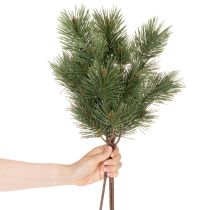položky Umelá borovicová vetvička ako dekoratívna jedľová vetvička, 55 cm, 3 kusy