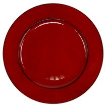 položky Plastový tanier Ø33cm červeno-čierna