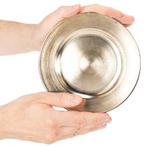 položky Malé okrúhle lesklé dekoratívne taniere, 17 cm, 6 kusov