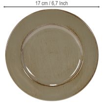 položky Malé taniere na dekoráciu alebo prezentáciu, 17 cm, 6 kusov