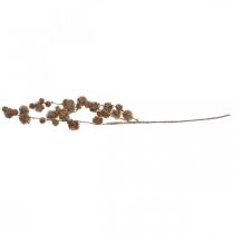 položky Dekoračný konár platan s ovocím Jesenná dekorácia Umelý platan hnedý L82cm Ø2-4cm