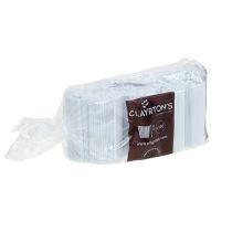 položky Skladané manžety biele 10,5cm 100 kusov