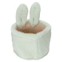 položky Veľkonočná dekorácia v tvare zajačika, úložný košík na darčeky a do obývačky 18 cm, 2 ks