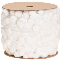 položky Pom Pom Stuha Biela ozdobná stuha s pomponmi 20mm 15m