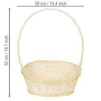 položky Darčekový košík cca 38 cm x 27 cm, svetlý