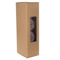 položky Dekoratívne sušené kvety z obrovskej púpavy pre moderný interiérový dizajn 12 cm 4 ks