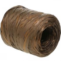 položky Rafiová stuha hnedá bicolor darčeková stuha ozdobná stuha 200m